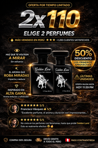 🔥 GOLDEN LURE – Fragancia que deja huella 😎| la promoción 2x110 termina hoy ⏳