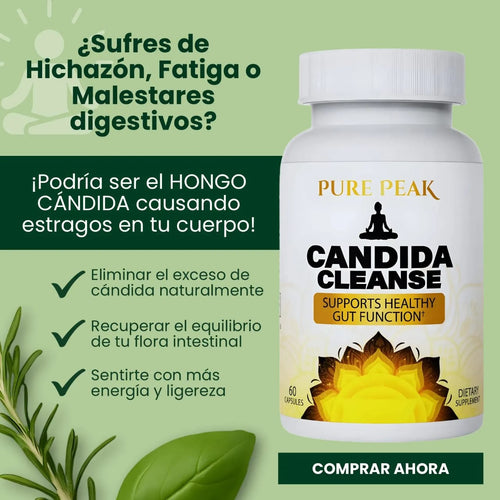 CANDIDA CLEANSE: Limpieza Intestinal y Apoyo Digestivo