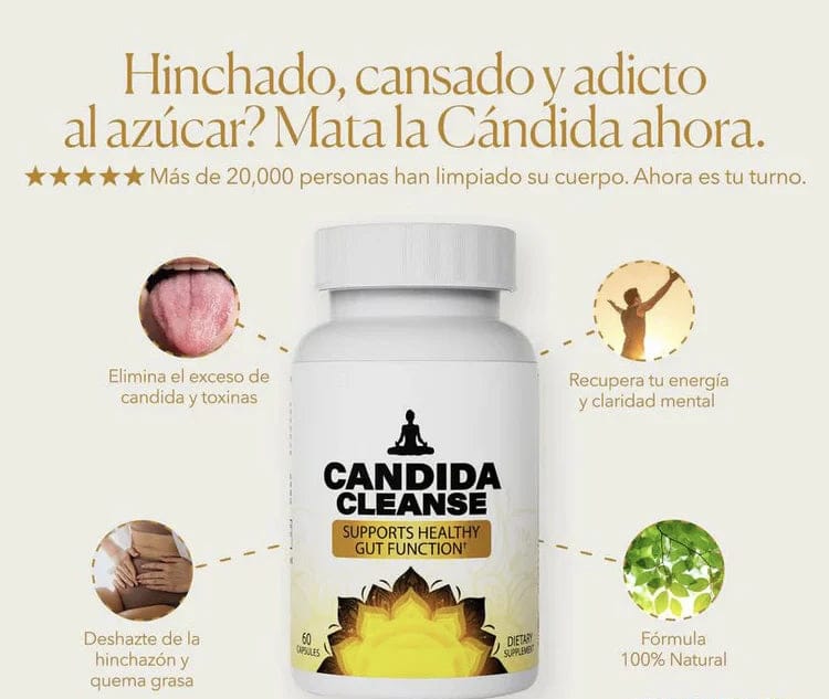 CANDIDA CLEANSE: Limpieza Intestinal y Apoyo Digestivo