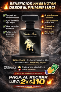 Fragancia que cautiva- GOLDEN LURE-corre que se acaba 🔥